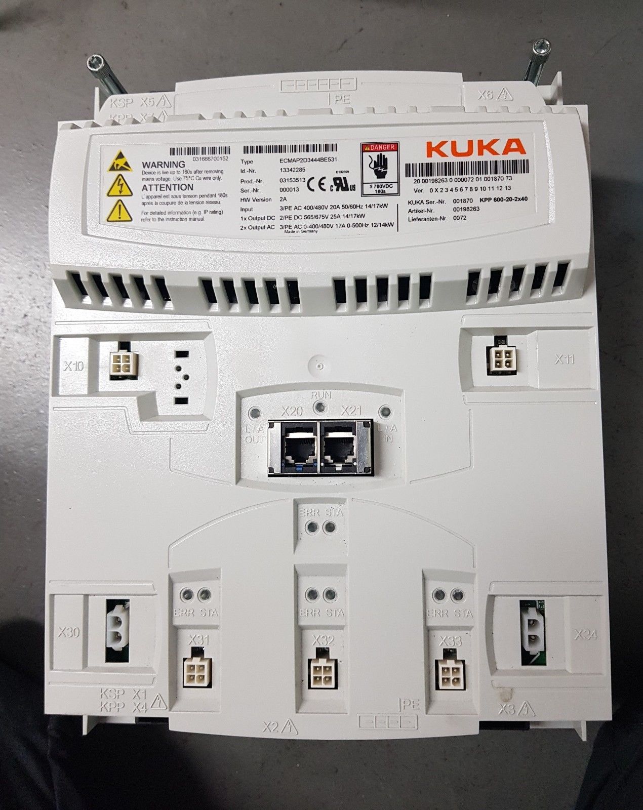 KSP600库卡机器人驱动器维修